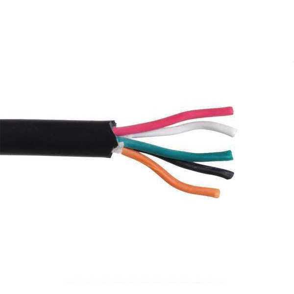 16 AWG 5 Conductor Portable Cord 600V 25 ft. BK