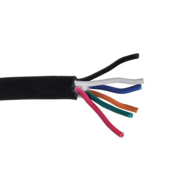 16 AWG 6 Conductor Portable Cord 600V 25 ft. BK