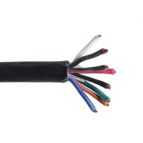 16 AWG 8 Conductor Portable Cord 600V 25 ft. BK