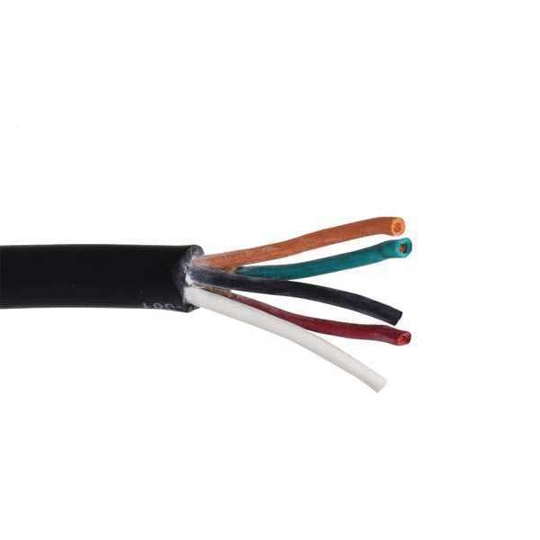 14 AWG 5 Conductor Portable Cord 600V 25 ft. BK