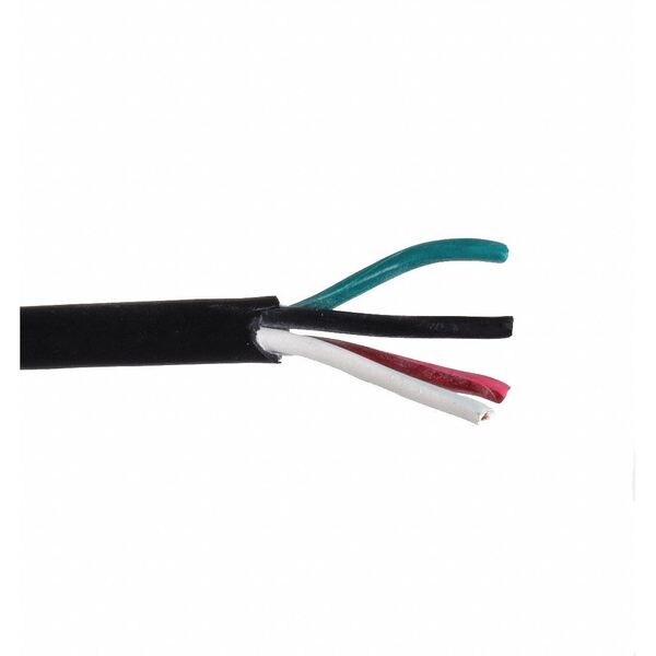16 AWG 4 Conductor Portable Cord 300V 100 ft. BK
