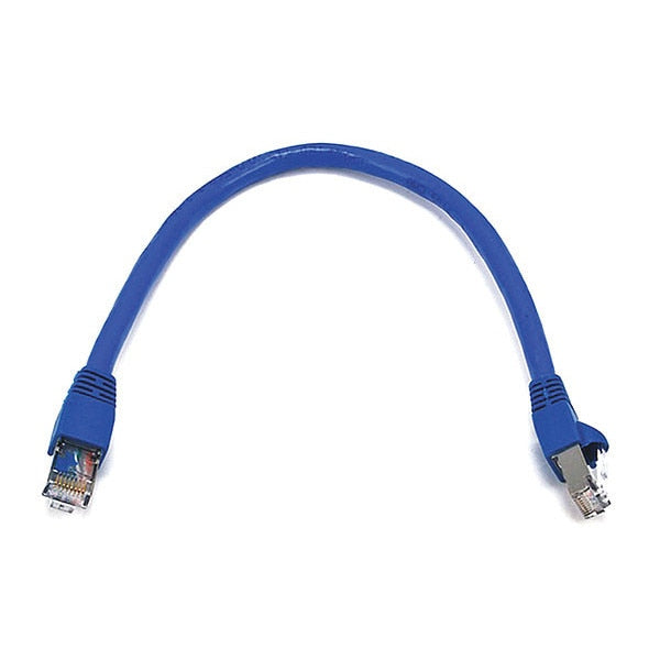 STP Cable, 500MHz, 24AWG, Blue, 1ft