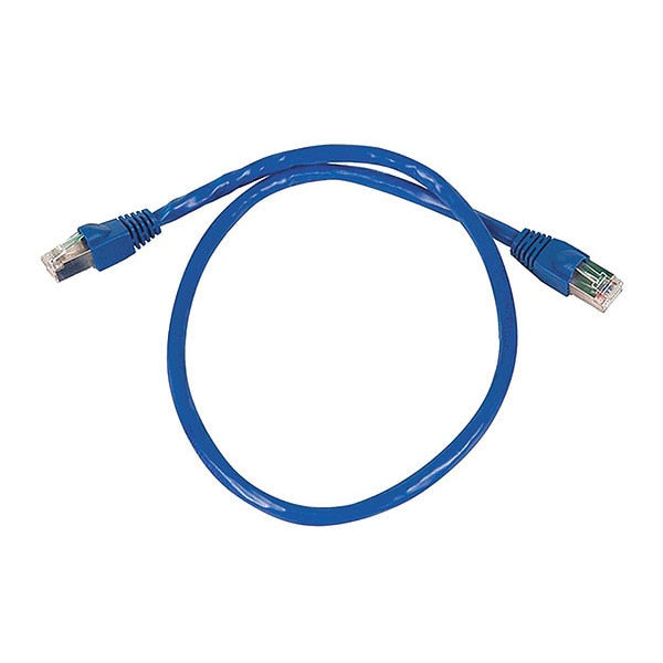 STP Cable, 500MHz, 24AWG, Blue, 2ft