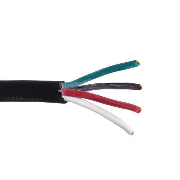 10 AWG 4 Conductor Portable Cord 300V 50 ft. BK