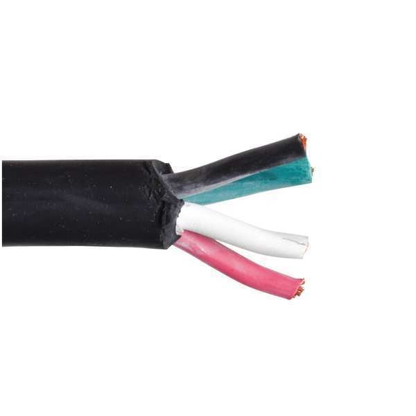 8 AWG 4 Conductor Portable Cord 600V 100 ft. BK