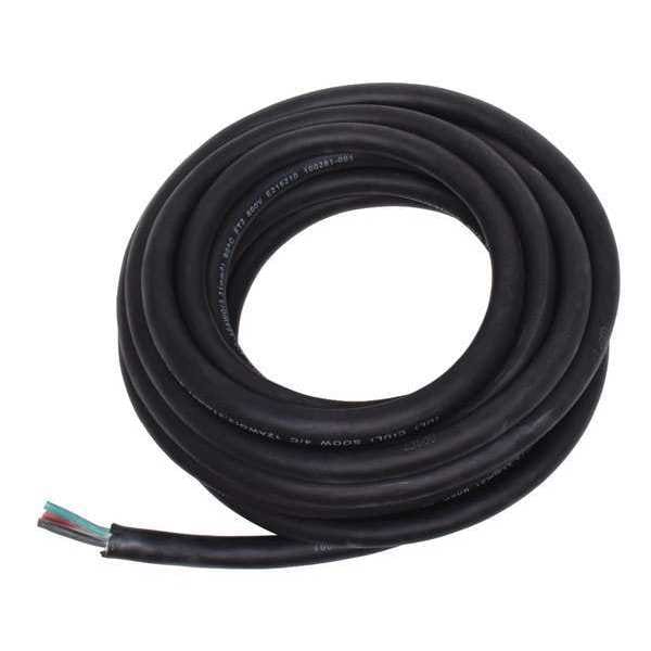 12 AWG 4 Conductor Portable Cord 600V 25 ft. BK
