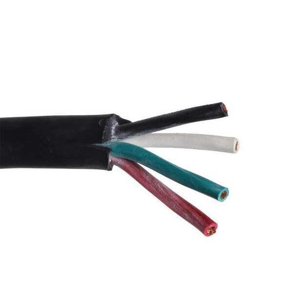 12 AWG 4 Conductor Portable Cord 600V 25 ft. BK