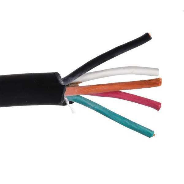 12 AWG 5 Conductor Portable Cord 600V 25 ft. BK
