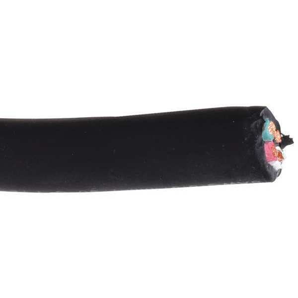 8 AWG 3 Conductor Portable Cord 600V 25 ft. BK