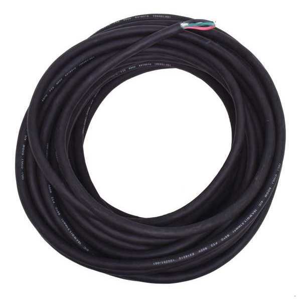 16 AWG 4 Conductor Portable Cord 600V 50 ft. BK