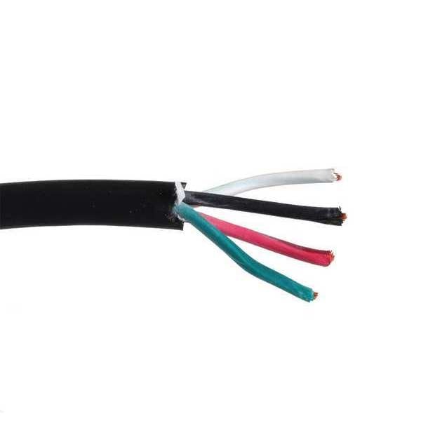 16 AWG 4 Conductor Portable Cord 600V 50 ft. BK
