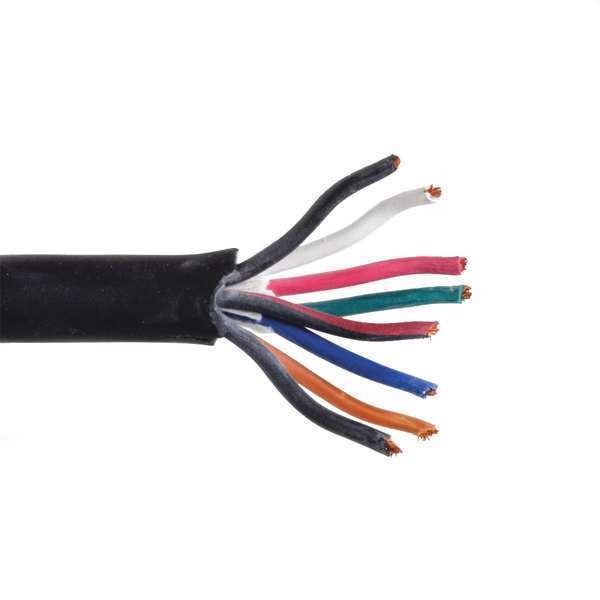 16 AWG 8 Conductor Portable Cord 600V 50 ft. BK