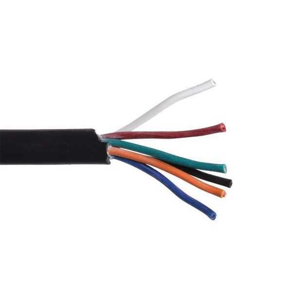 18 AWG 6 Conductor Portable Cord 600V 100 ft. BK