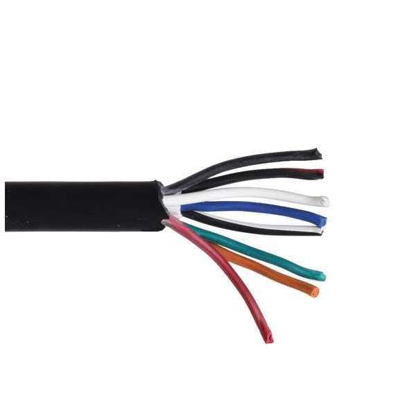 18 AWG 8 Conductor Portable Cord 600V 100 ft. BK