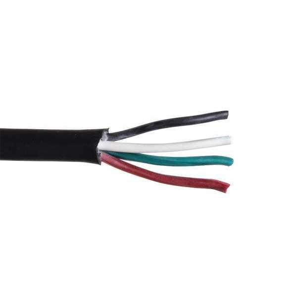 16 AWG 4 Conductor Portable Cord 600V 100 ft. BK