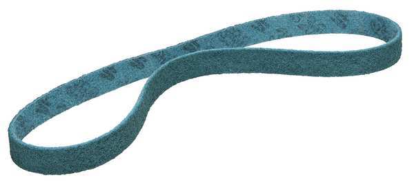 Surface Conditioning Belt, 1 in W, 30 in L, Non-Woven, Aluminum Oxide, 220 Grit, Very Fine, SC-BS
