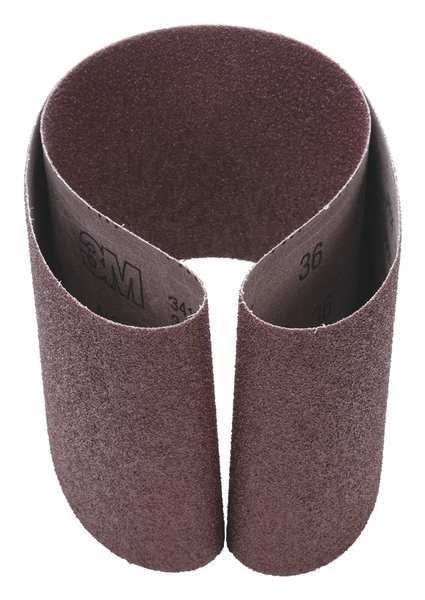 Cloth Belt, Coated, 6 in W, 48 in L, 36 Grit, Extra Coarse, Aluminum Oxide, 341D, Brown