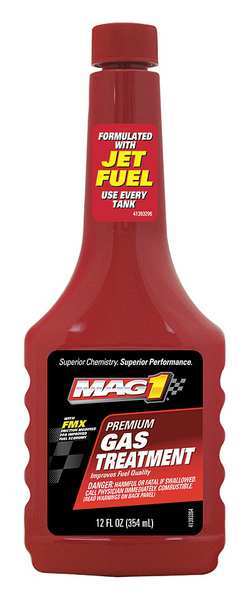 Gas Treatment, Liquid, Amber, 12 Oz