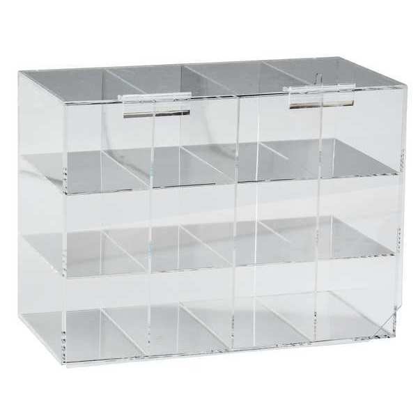 Safety Glasses Holder, 11-1/2in.H, Acrylic