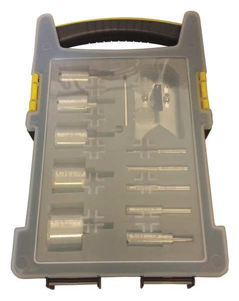 Drill Bit Set, Polished, 0.314 in.