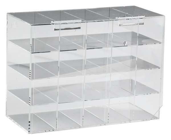 Safety Glasses Holder, 11-3/4in.H, Acrylic