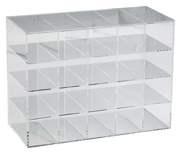 Safety Glasses Holder, 11-3/4in.H, Acrylic