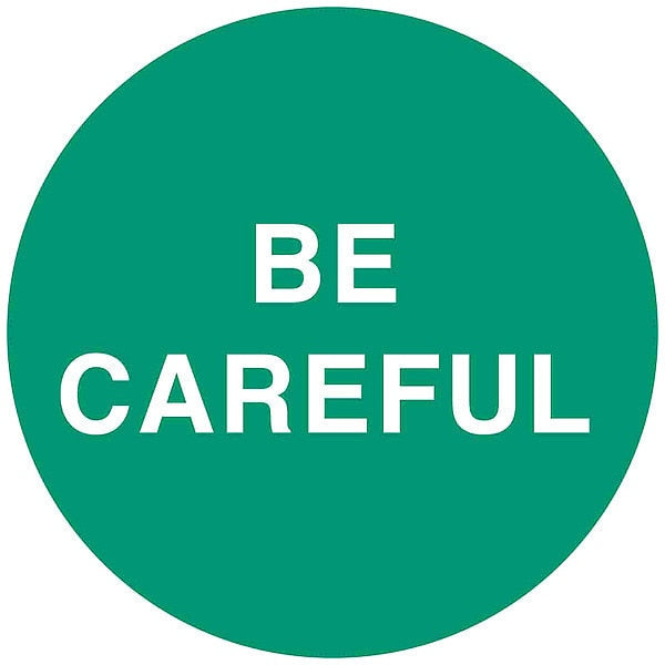 Hard Hat Emblem Label, 2in. dia., Vinyl, 42231