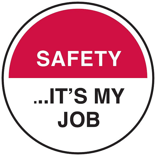 Hard Hat Emblem Labl, 2in. dia., Vinyl, PK4, 42271