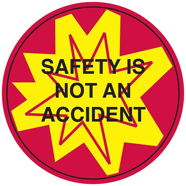 Hard Hat Emblem Labl, 2in. dia., Vinyl, PK4, 42272
