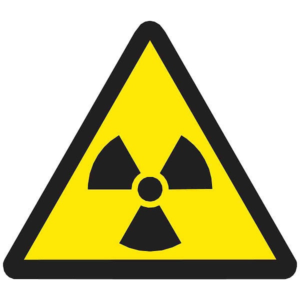 Label, PS Vinyl, 1in.Hx1in.W, Rad, PK10