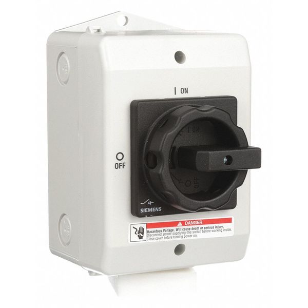 Nonfusible Safety Switch, Heavy Duty, 600V AC, 3PST, 30 A, NEMA 1, 12K, 4X
