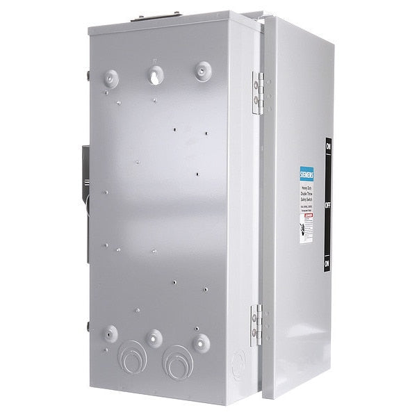 Nonfusible Safety Switch, General Duty, 240V AC, 2PST, 100 A, NEMA 3R