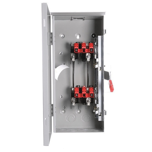 Nonfusible Safety Switch, General Duty, 240V AC, 2PST, 100 A, NEMA 3R
