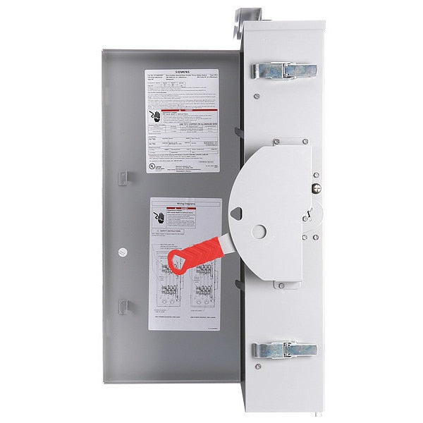 Nonfusible Safety Switch, General Duty, 240V AC, 2PST, 100 A, NEMA 3R