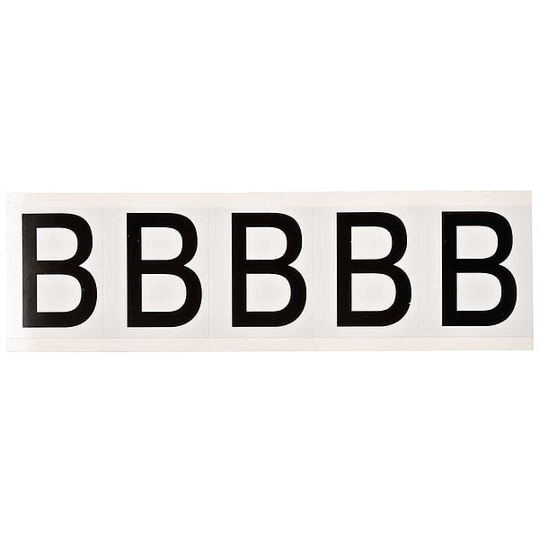 Letter Label, 1-15/16in.H Character, Vinyl