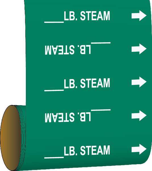 Pipe Marker, 30 ft. H x 12in. W, Vinyl, 109927