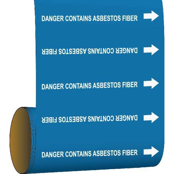 Pipe Marker, 30 ft. H x 8in. W, Vinyl, 108874