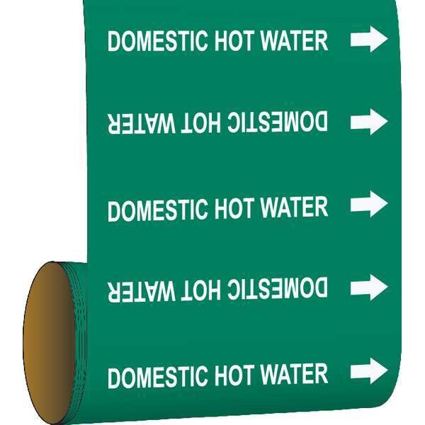 Pipe Marker, 30 ft. H x 8in. W, Vinyl, 108897