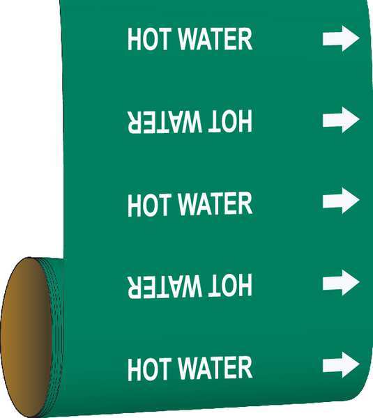 Pipe Marker, 30 ft. H x 12in. W, Vinyl, 109220