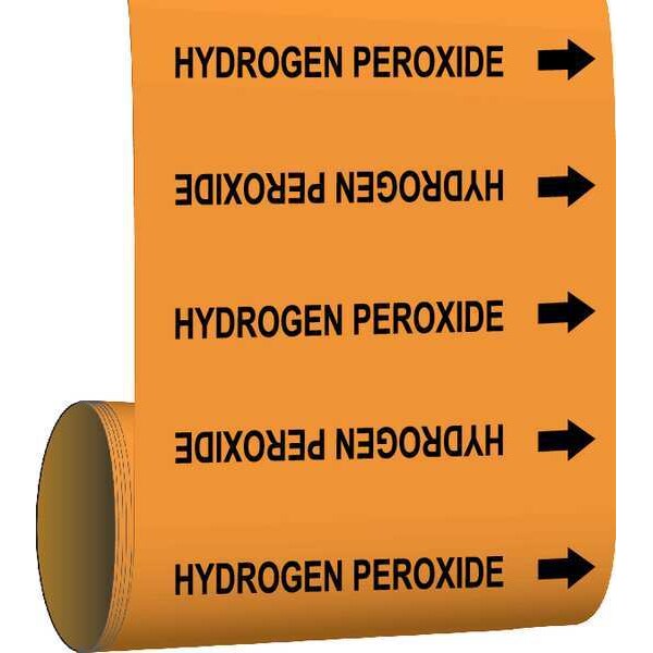Pipe Marker, 30 ft. H x 8in. W, Vinyl, 109344