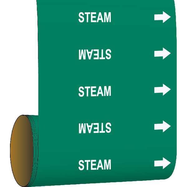 Pipe Marker, 30 ft. H x 12in. W, Vinyl, 109726