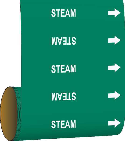 Pipe Marker, 30 ft. H x 8in. W, Vinyl, 109725