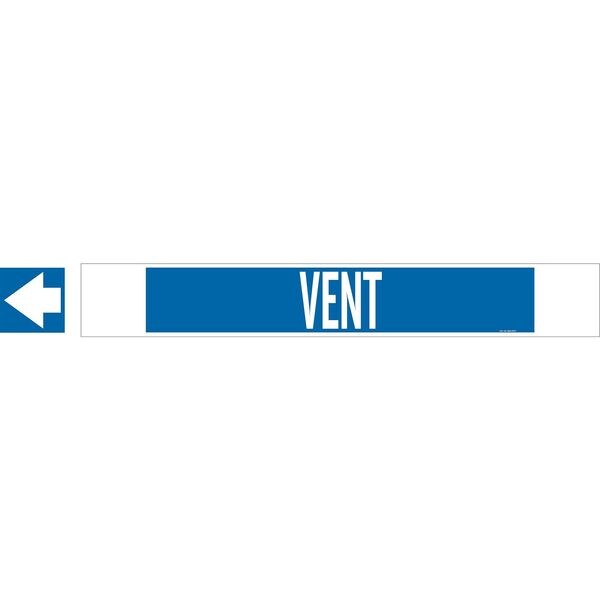 Pipe Marker, Polyester Over Laminate, 5855-HPHV