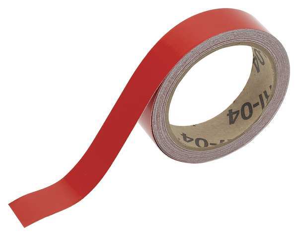 Reflective Banding Tape, 30 ft. L, Vinyl, 105974