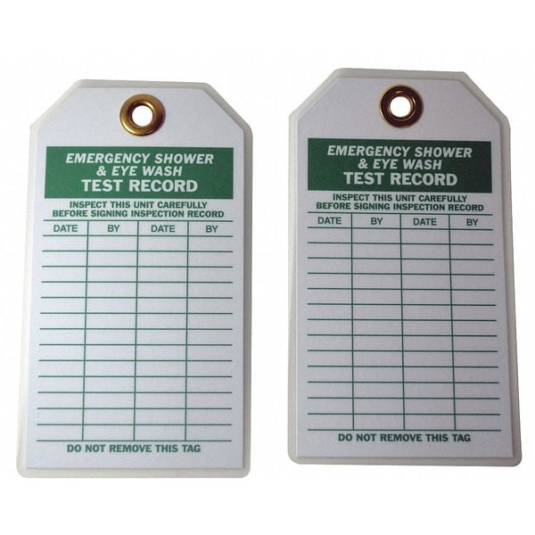 Inspection Tag, 7inHx4inW, HD Poly., PK10