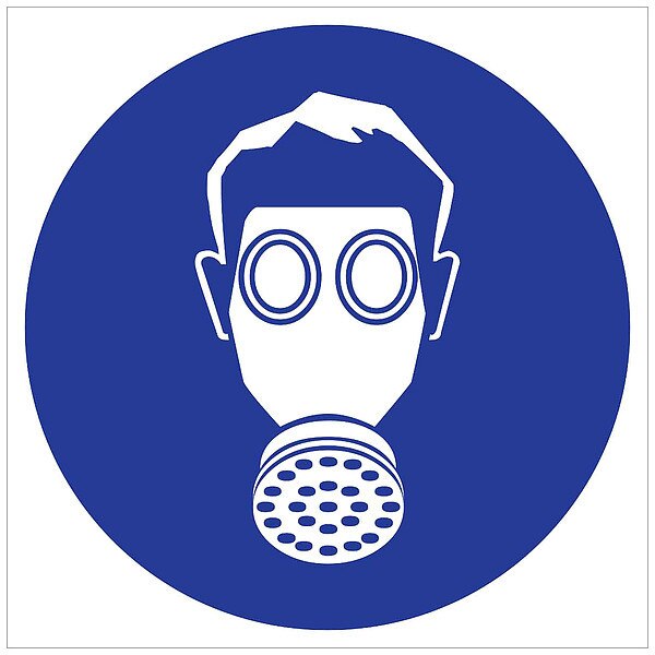 RTK Pictogram Label, 3/4 In. H, PK36, 58545