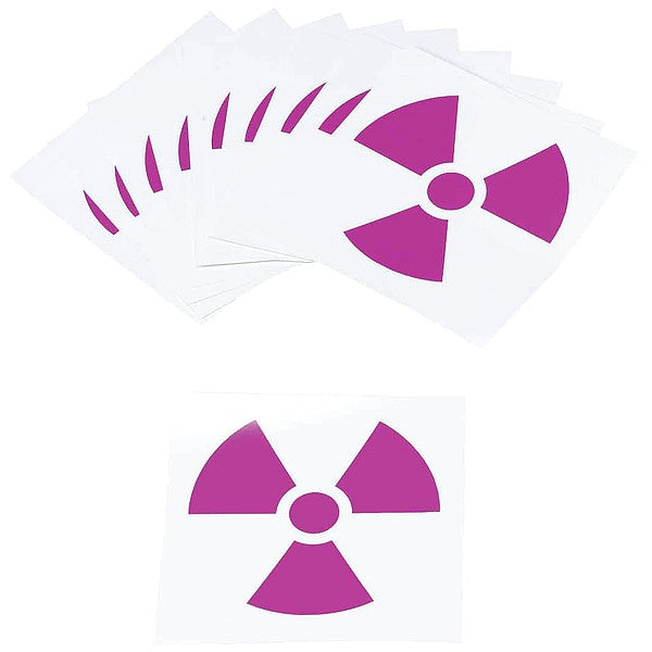 NFPA Placard, 4inHx4inW, Stckng Vinyl, PK10