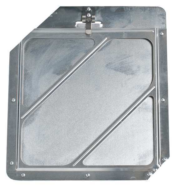 Placard Holder, 14inHx12-1/2inW, Aluminum