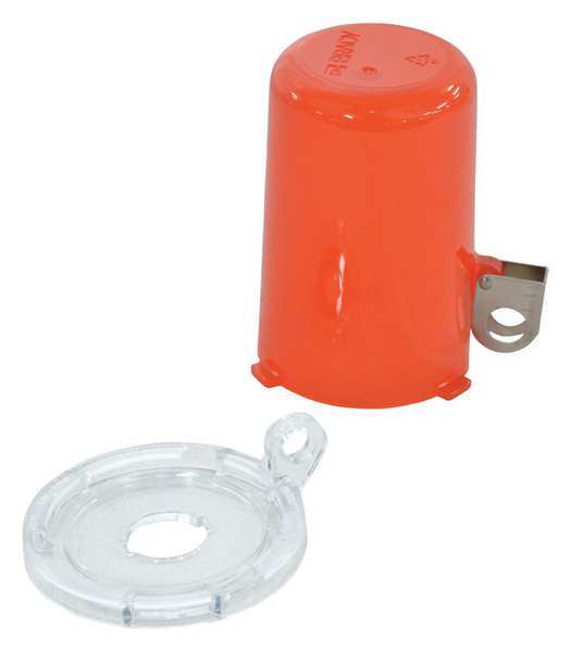 Push Button Lockout, 16mm, Plastic