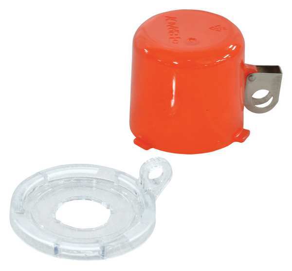 Push Button Lockout, 22mm, Plastic